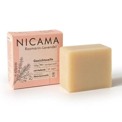Produktfoto zu 100g - Nicama - Gesichtsseife Lavendel Rosmarin