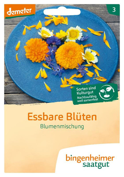Produktfoto zu Bingenheimer Saatgut - Blumenmischung essbare Blüten