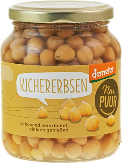Produktfoto zu Nur Puur - Kichererbsen - 350g