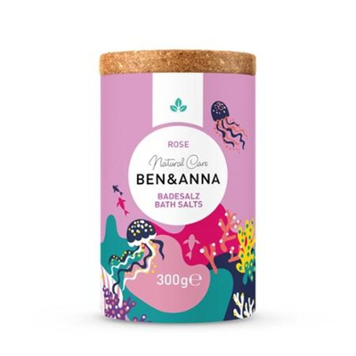 Produktfoto zu BEN&ANNA Badesalz Rose - 300g