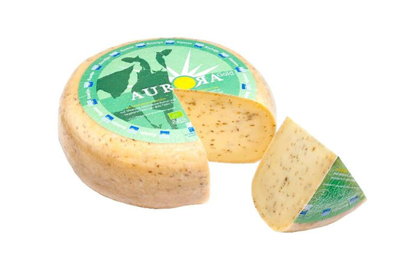 Produktfoto zu Aurora Gold - Kreuzkümmelkäse, Cumin - 50% Fett i. Tr.