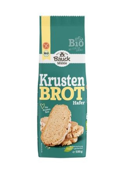 Produktfoto zu Bauck - Krustenbrot Hafer, glutenfrei - 500g