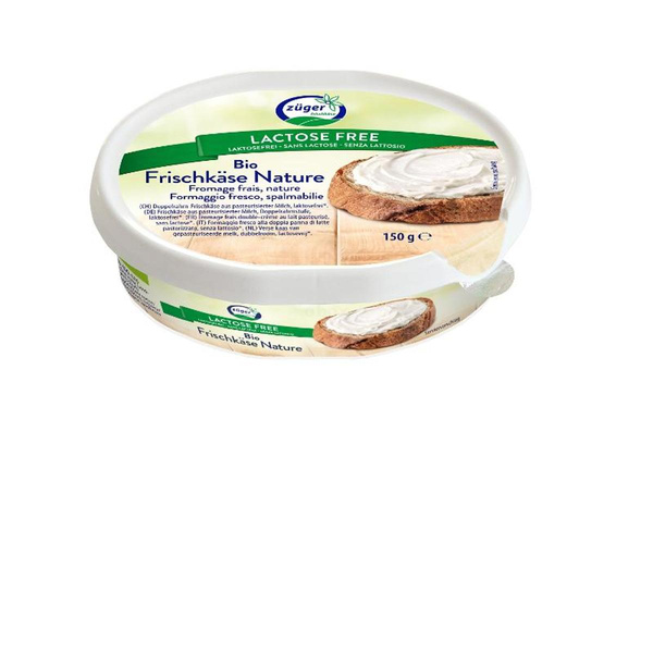 Produktfoto zu Züger - Frischkäse Natur, laktosefrei - 150g