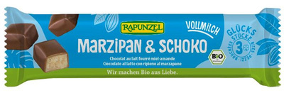 Produktfoto zu Rapunzel - Marzipan & Schoko Riegel (Vollmilch)- 50g