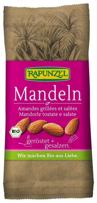 Produktfoto zu Rapunzel - Mandeln geröstet, gesalzen - 60g