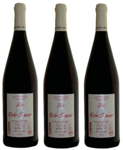 Produktfoto zu Roter Sauser -  Federweißer rot - 3 x 1 Liter