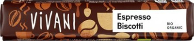 Produktfoto zu Vivani - Schokoriegel Espresso Biscotti - 40g