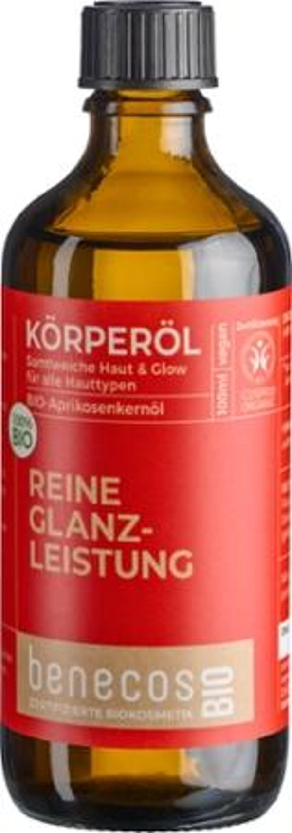 Produktfoto zu Benecos - Körperöl Aprikosenkernöl REINE GLANZLEISTUNG - 100 ml