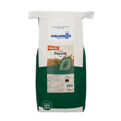 Produktfoto zu Spielberger - Dinkel Penne hell - 2kg