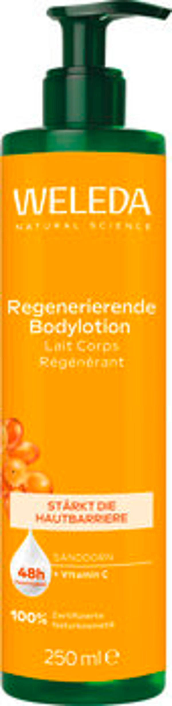 Produktfoto zu Weleda - Regenerierende Lotion Sanddorn - 250ml