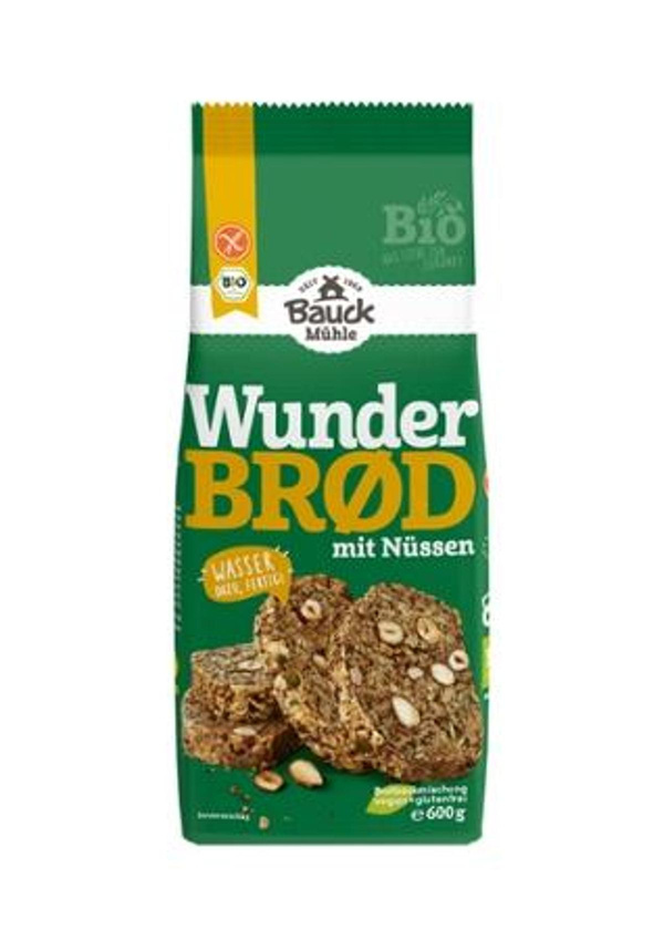 Produktfoto zu Bauck - Wunderbröd mit Nüssen, glutenfrei - 600g