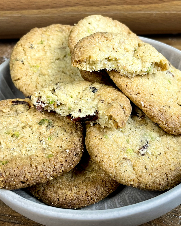 Cranberrie-Pistazie-Kardamom Pläztzchen