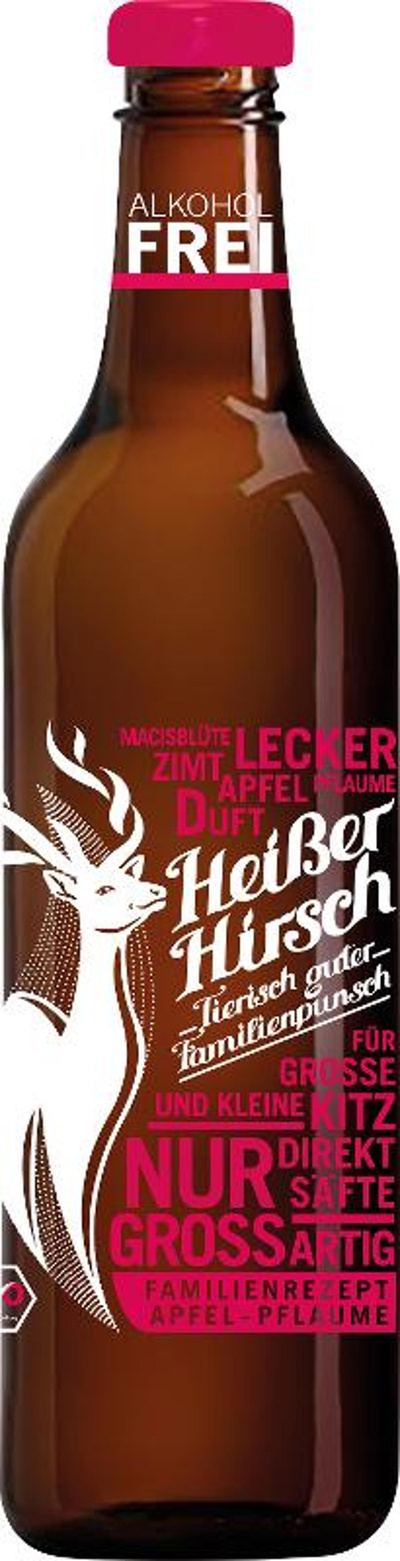 Produktfoto zu Heißer Hirsch - Familienpunsch - 0,75l