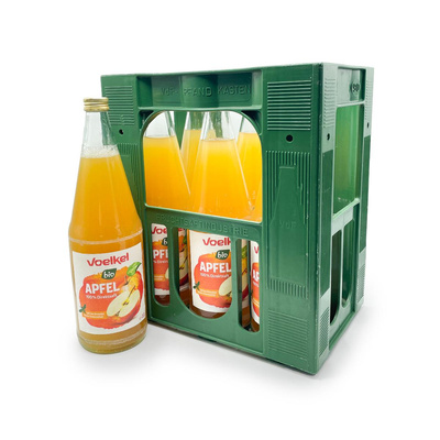 Produktfoto zu Voelkel - Heimischer Apfelsaft, naturtrüb - 6 x 0,7l