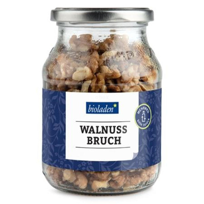 Produktfoto zu bioladen - Walnussbruch im Glas - 220g