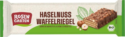 Produktfoto zu Rosengarten - Haselnuss Waffelriegel - 35g