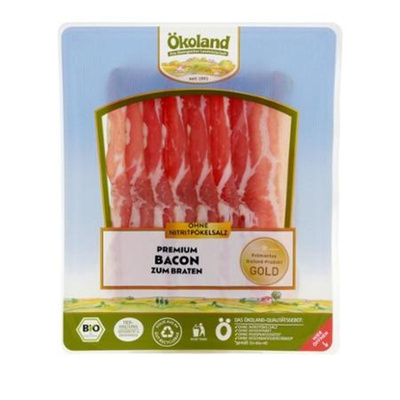 Produktfoto zu Ökoland - Bio-Premium Bacon - 80g
