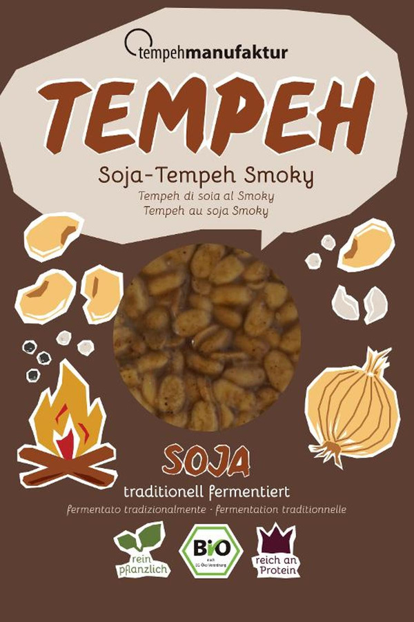 Produktfoto zu tempehmanufaktur - Tempeh Soja Smokey - 200g