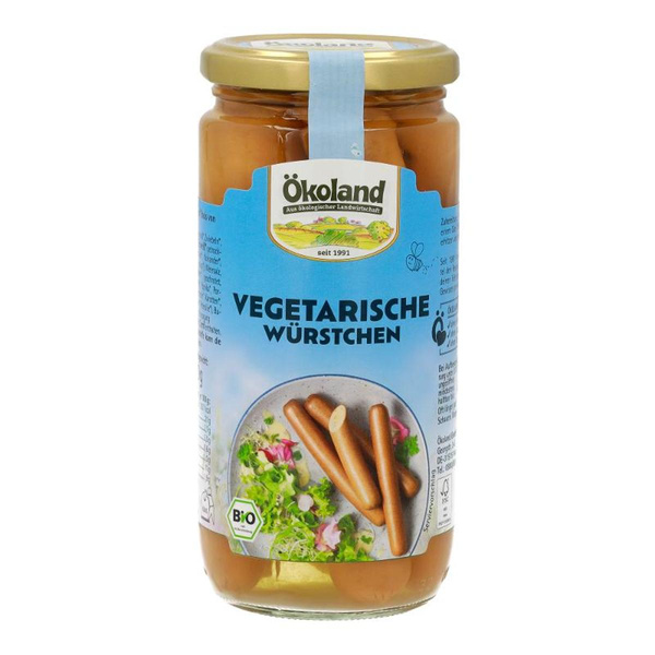 Produktfoto zu Ökoland - Vegetarische Würstchen im Glas - 380g (5 Stück)