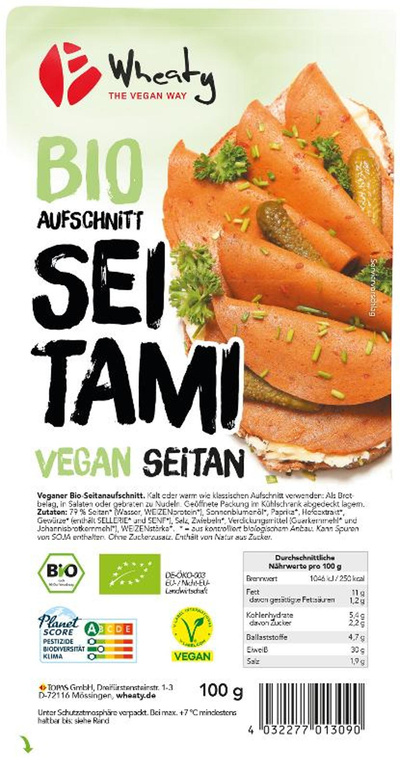 Produktfoto zu Wheaty - Seitami, veganer Aufschnitt - 100g