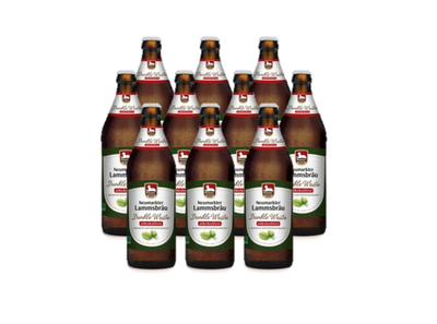 Produktfoto zu Lammsbräu - Dunkle Weisse alkoholfrei - 10 x 0,5l