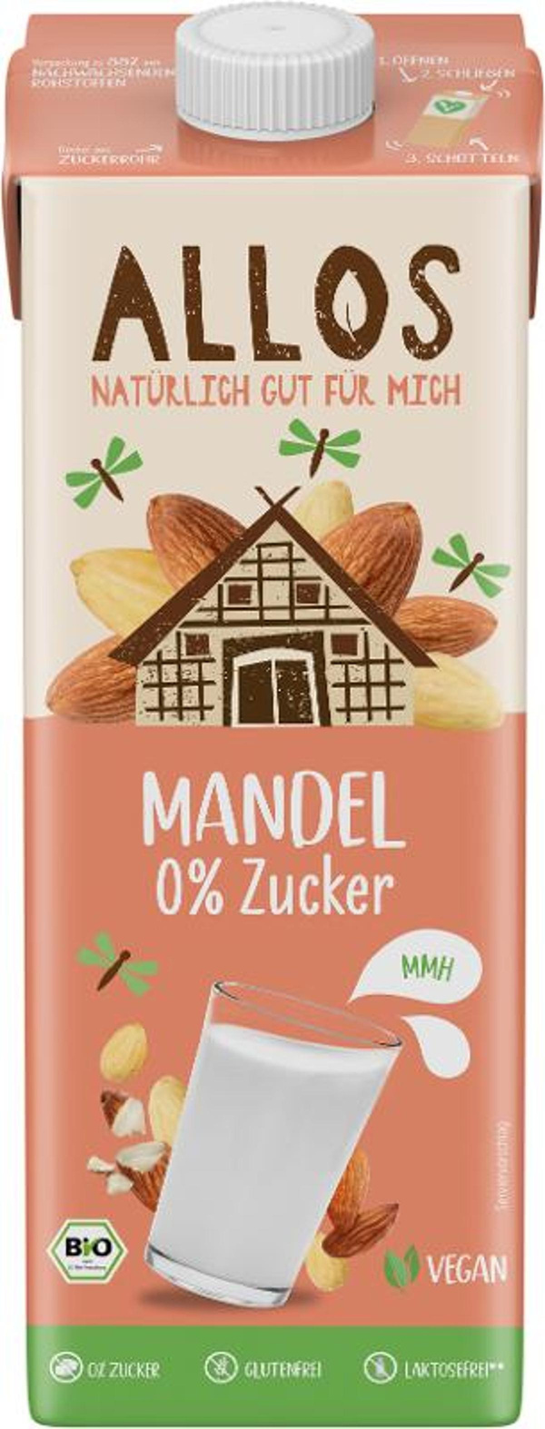 Produktfoto zu Allos - Mandel Drink Naturell - 1l