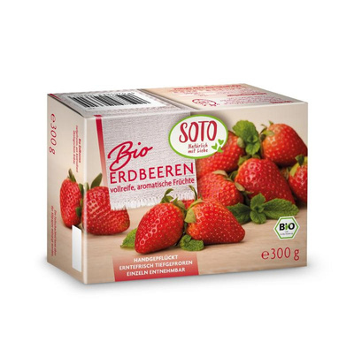 Produktfoto zu SOTO - Erdbeeren, tiefgekühlt - 300g