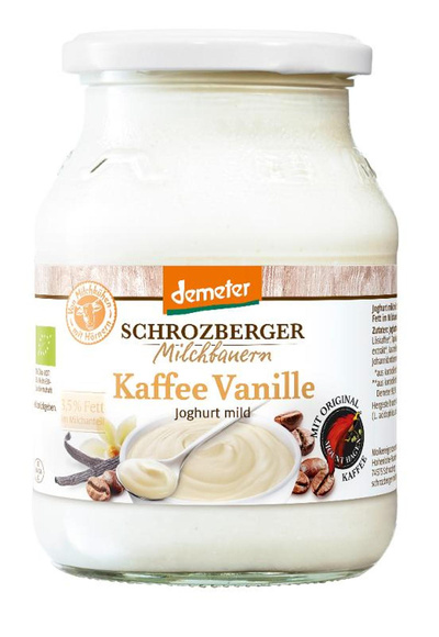 Produktfoto zu Schrozberger - Joghurt Kaffee-Vanille, 3,5% - 500g