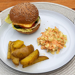 Produktfoto zu Kochbox Halloumi Burger