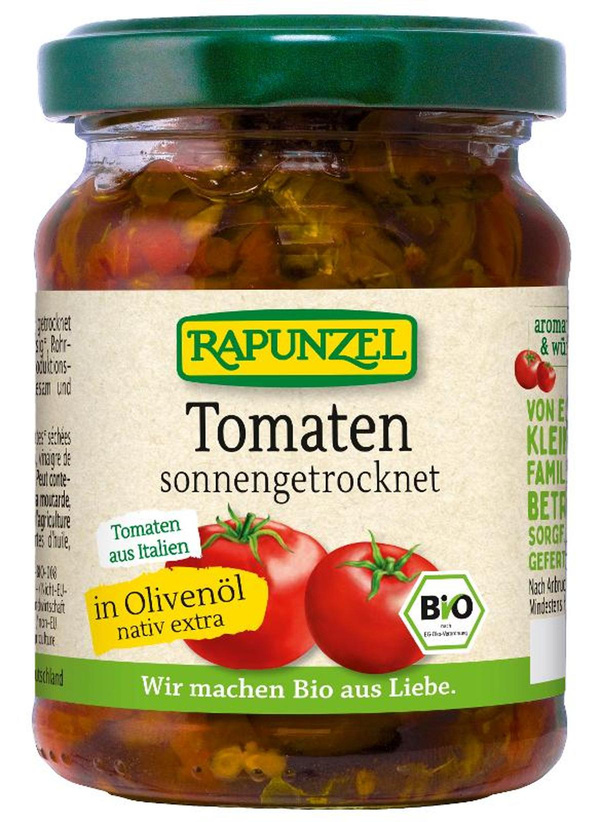 Produktfoto zu Rapunzel - Tomaten getrocknet in Olivenöl - 120g