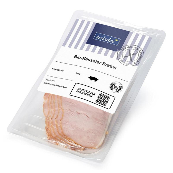 Produktfoto zu bioladen - Bratenaufschnitt Kasseler Art - 80g
