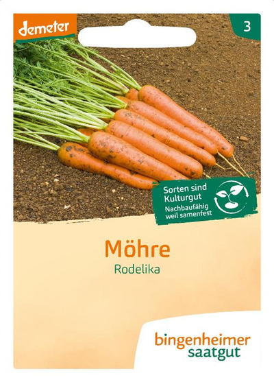 Produktfoto zu Bingenheimer Saatgut - Möhre spät Rodelika