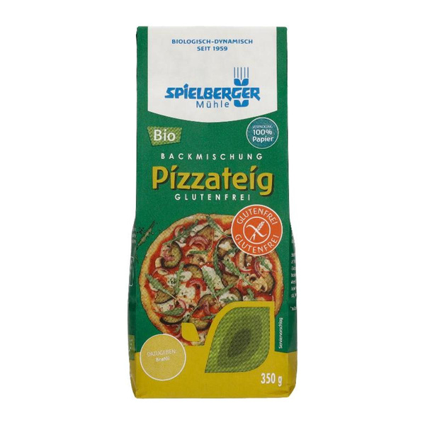 Produktfoto zu Spielberger - Pizzateig Backmischung, glutenfrei - 350g
