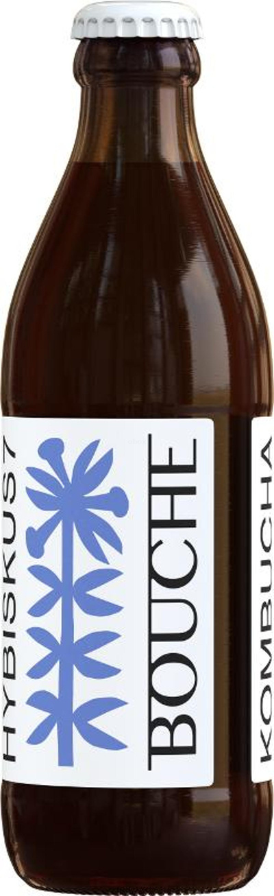 Produktfoto zu BOUCHE - Kombucha Hibiskus - 0,33l