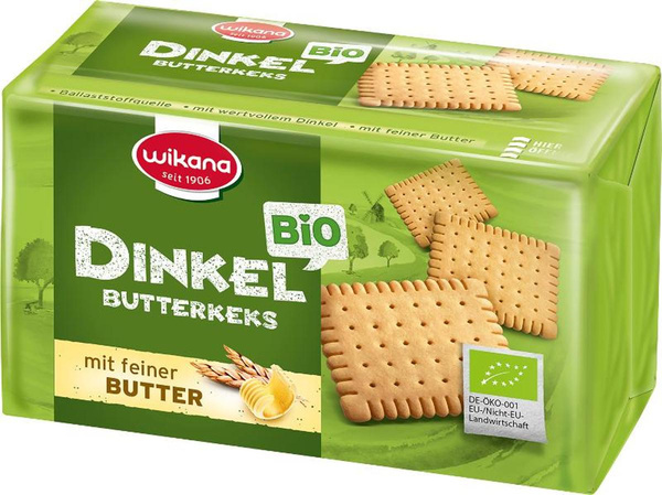 Produktfoto zu Wikana - Dinkel Butterkeks - 200g