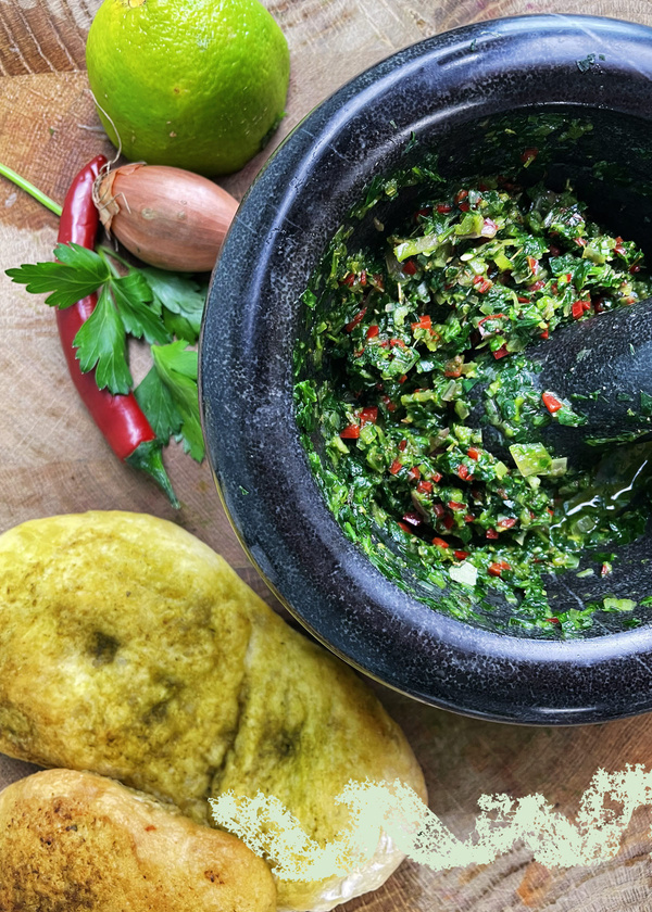 Chimichurri Herstellung