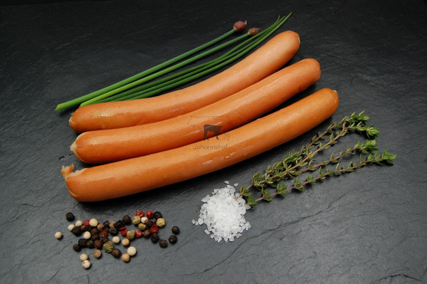 Produktfoto zu Johannshof - feine Bratwurst, tiefgekühlt - ca. 90g (3 Stück)