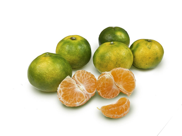 Produktfoto zu Satsumas, noch grünlich, säuerlich, sehr aromatisch