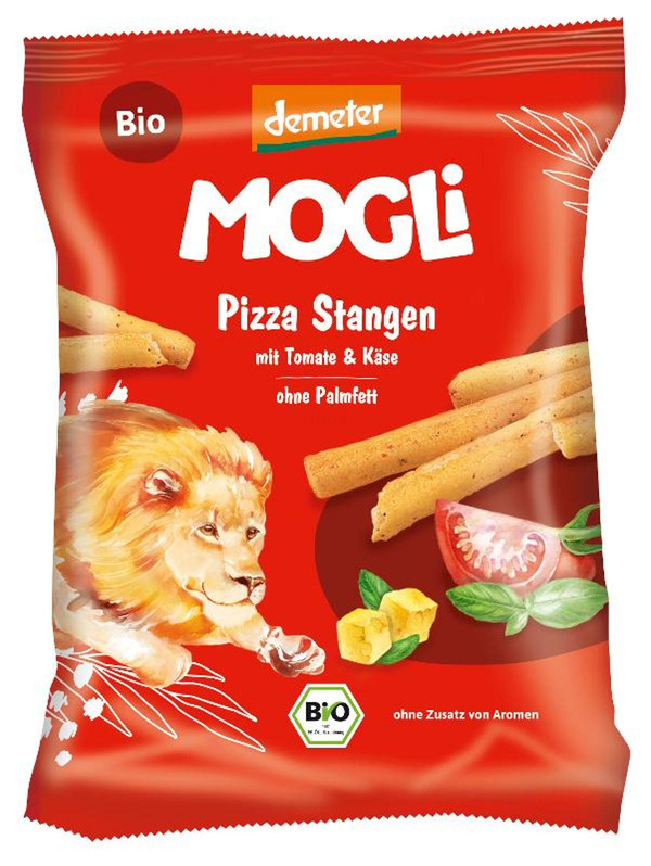 Produktfoto zu Mogli - Pizza Stangen mit Käse und Olivenöl - 75g