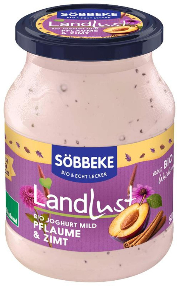 Produktfoto zu Söbbeke - Joghurt Pflaume Zimt 3,8% - 500g