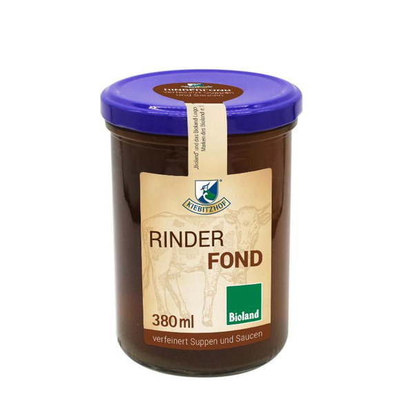 Produktfoto zu Kiebitzhof - Rinderfond - 380ml