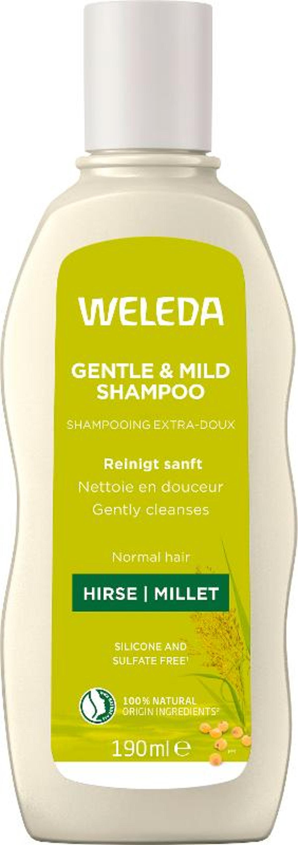 Produktfoto zu Weleda - Hirse Pflege Shampoo - 190ml