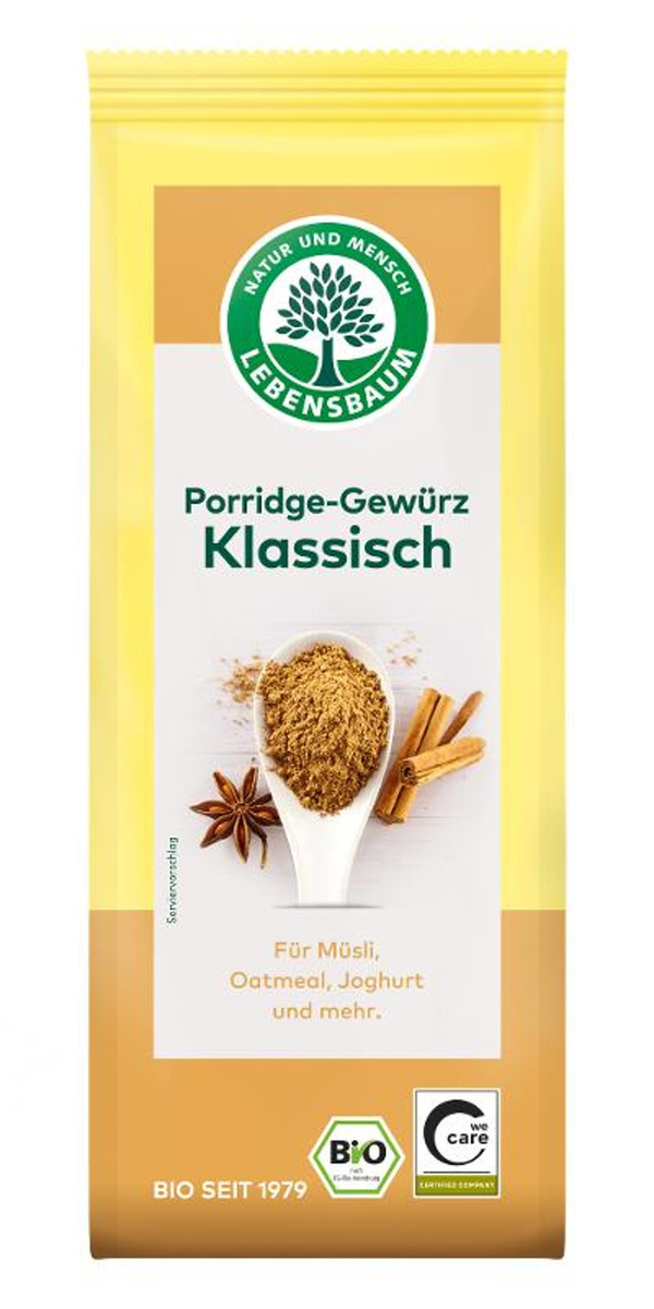 Produktfoto zu Lebensbaum - Klassisches Porridge Gewürz - 45g