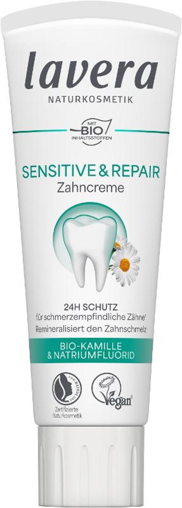 Produktfoto zu Lavera - Zahncreme, Sensitiv u. Repair - 75ml