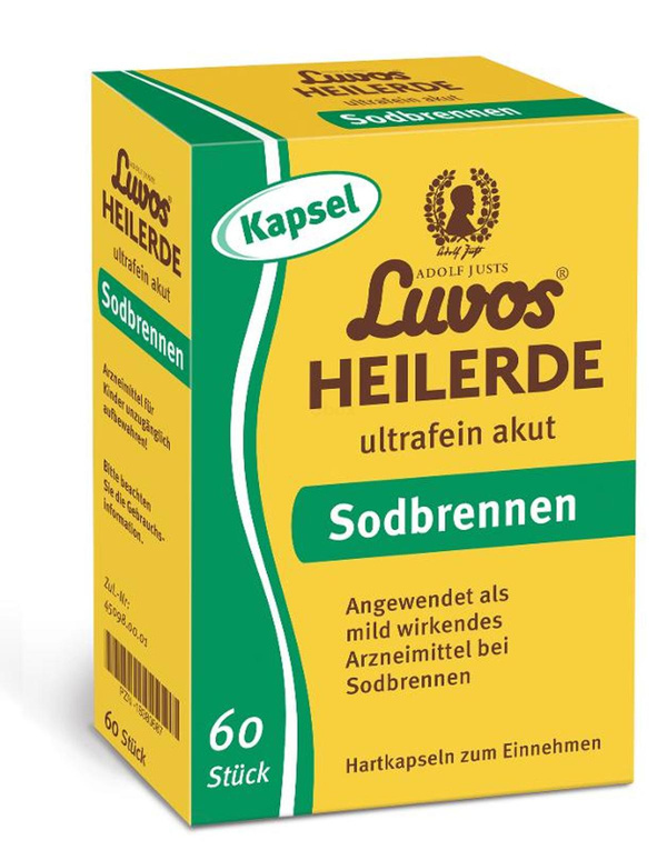 Produktfoto zu Luvos - Heilerde ultrafein akut Sodbrennen FA - 60 Kapseln