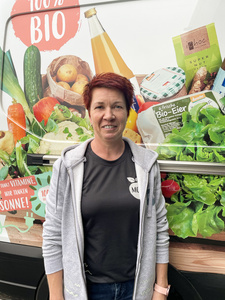 Monika - Fahrerin beim Bioboten