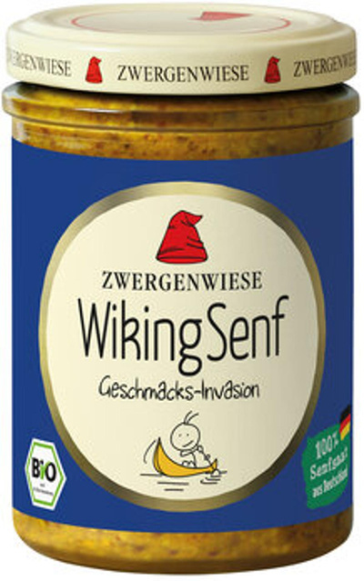 Produktfoto zu Zwergenwiese - Wiking Senf - 160ml
