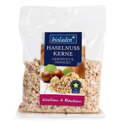 Produktfoto zu bioladen - Haselnuss, geröstet & gehackt - 100g