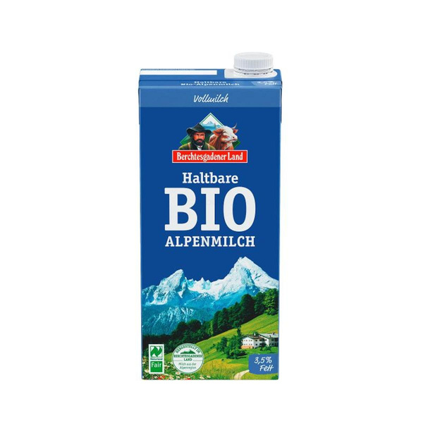Produktfoto zu Berchtesgadener Land - H-Vollmilch, 3,5% - 1l