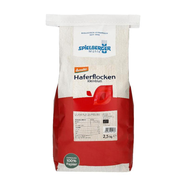 Produktfoto zu Spielberger - Haferflocken Kleinblatt - 2,5kg